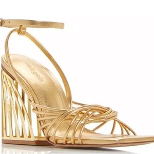 Cult Gaia Inka mini Wedge in Gold (EU 37)
